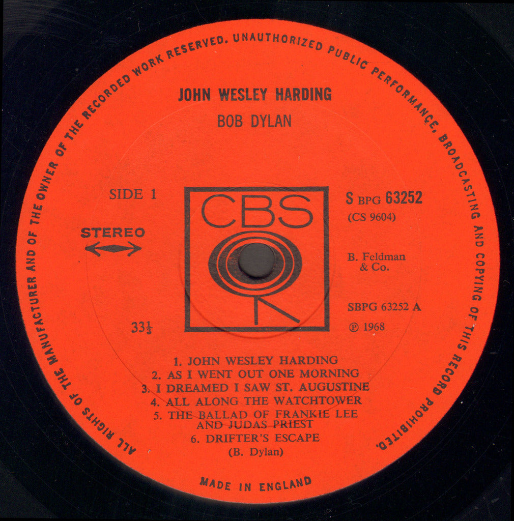 Dylan, Bob - John Wesley Harding