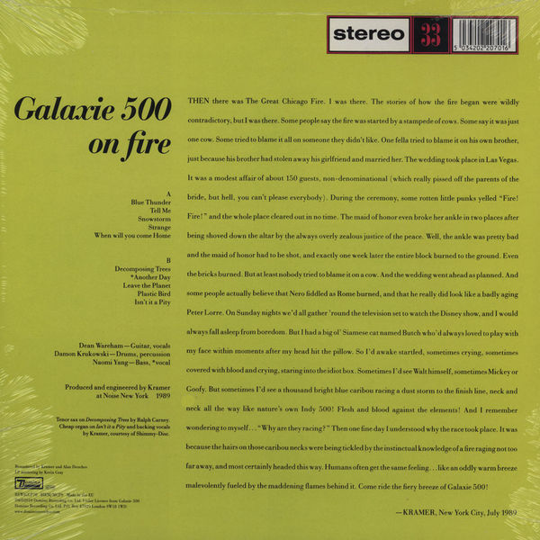 Galaxie 500 - On Fire