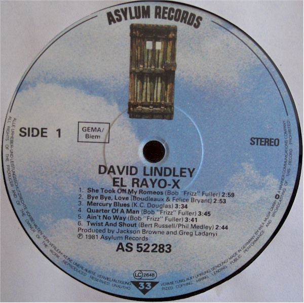 Lindley, David - El Rayo-x