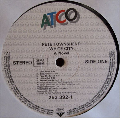 Townshend, Pete - White City A Novel.