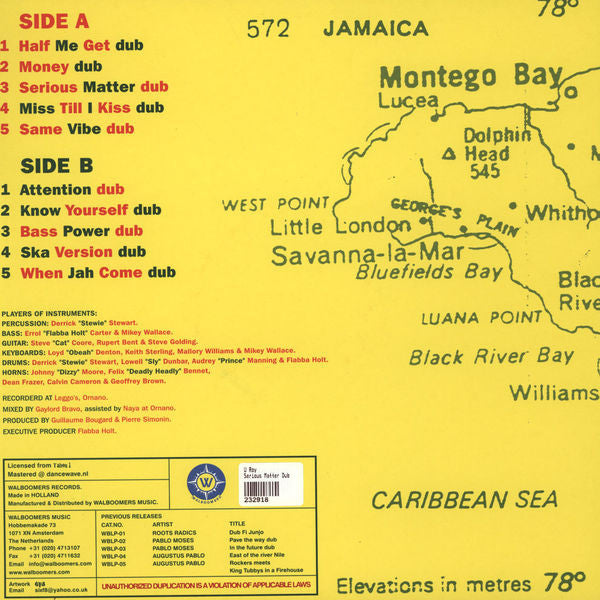 U Roy - Serious Matter Dub