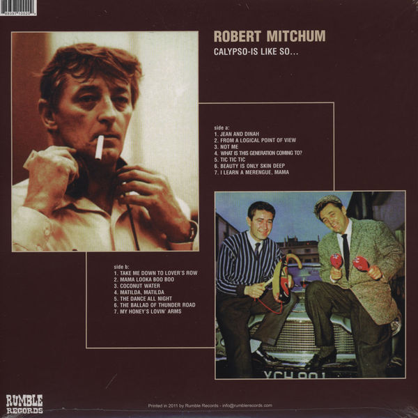 Mitchum, Robert -Calypso Is Like So...