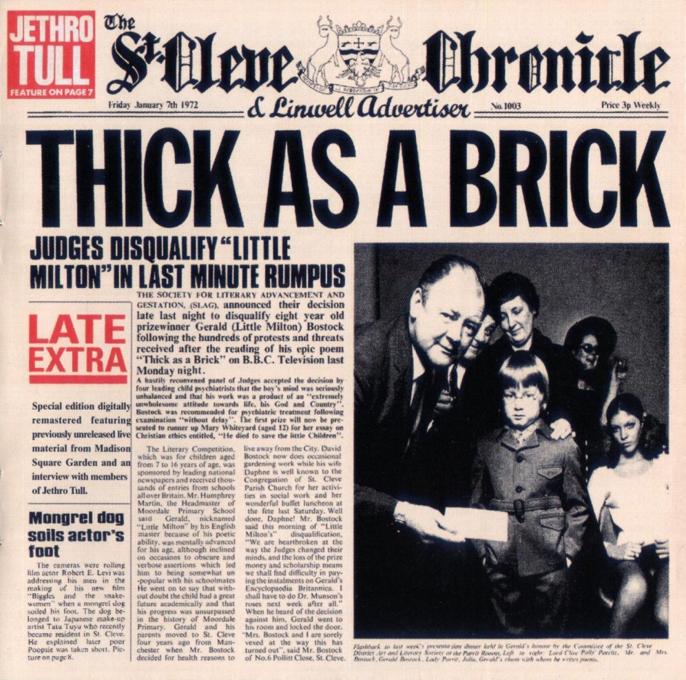 Jethro Tull - Thick As A Brick