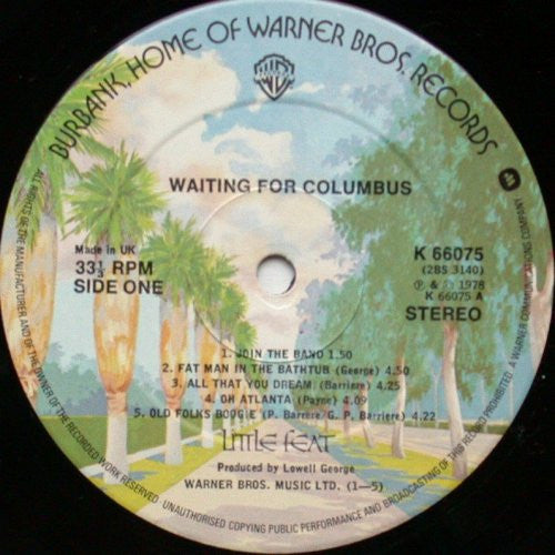 Little Feat - Waiting For Columbus.