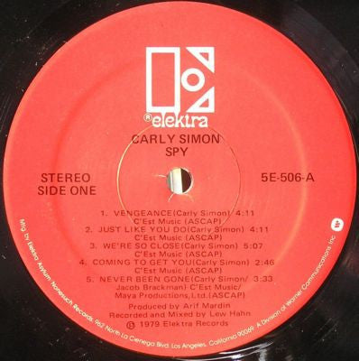Simon, Carly - Spy
