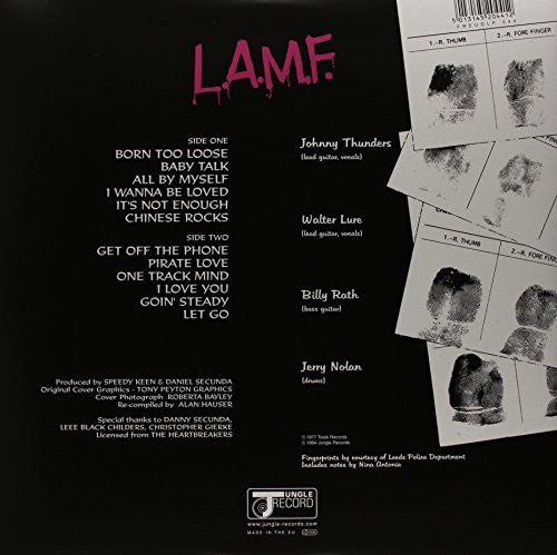Thunders, Johnny And The Heartbreakers - L.A.M.F. Lost Mix - RecordPusher  