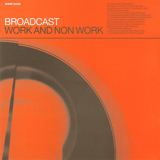 Broadcast ‎– Work And Non Work