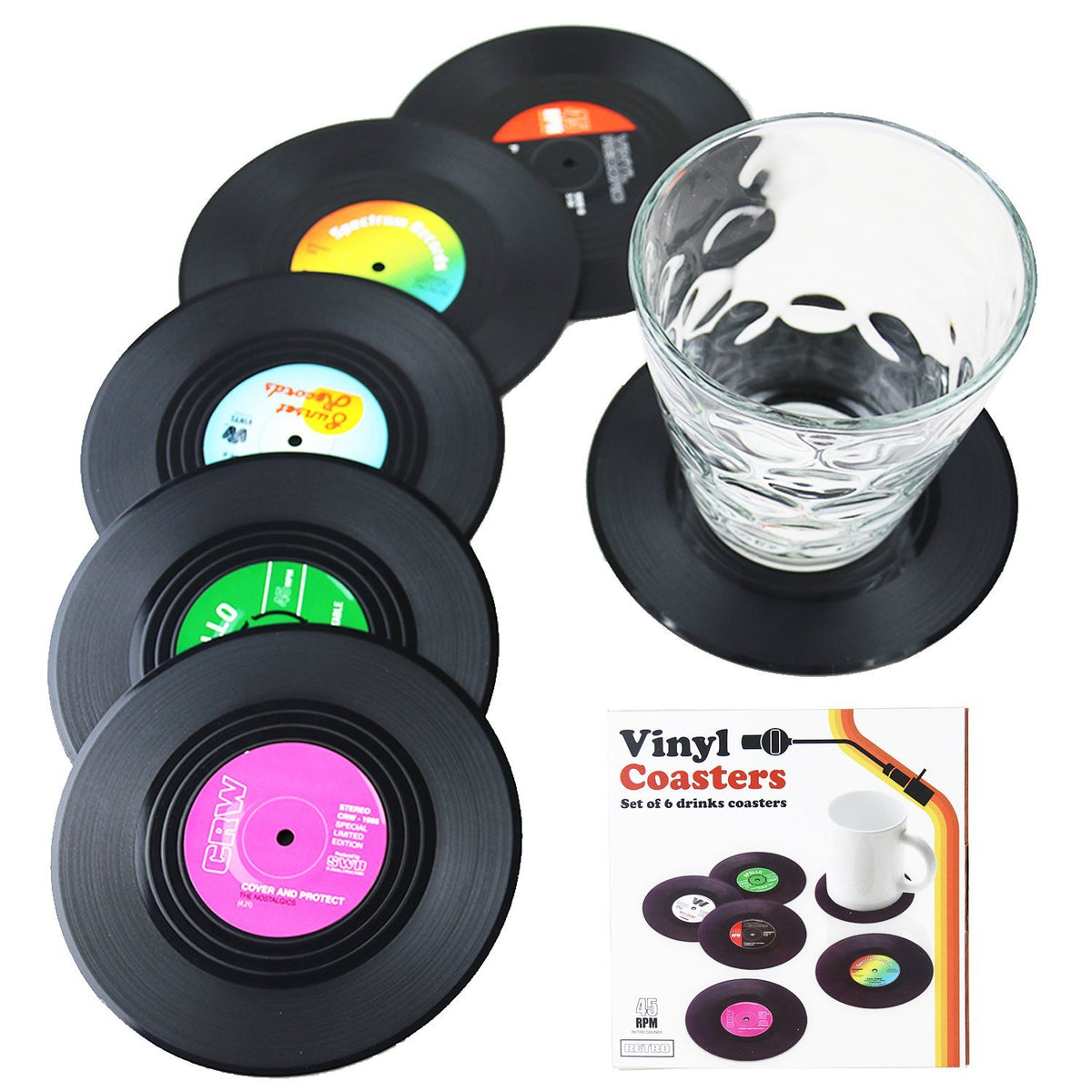 Vinyl Coasters