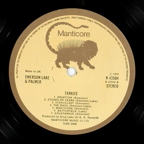 Emerson, Lake And Palmer - Tarkus