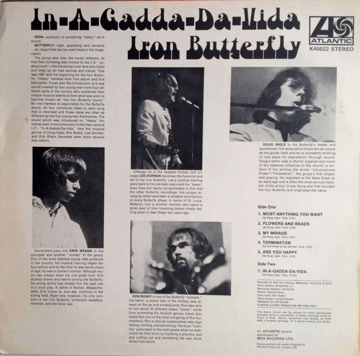 Iron Butterfly - In-A-Gadda-Da-Vida.