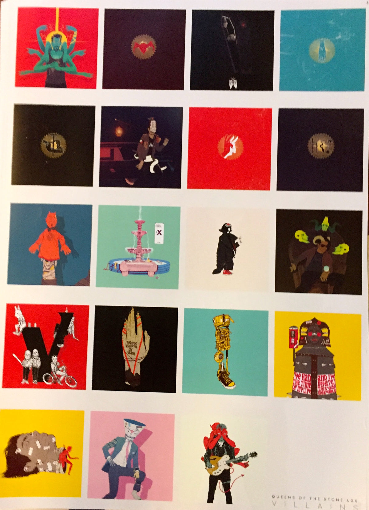 Queens Of The Stone Age - Villains Tour Poster