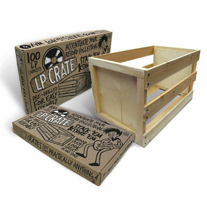 Wooden Vinyl Crate