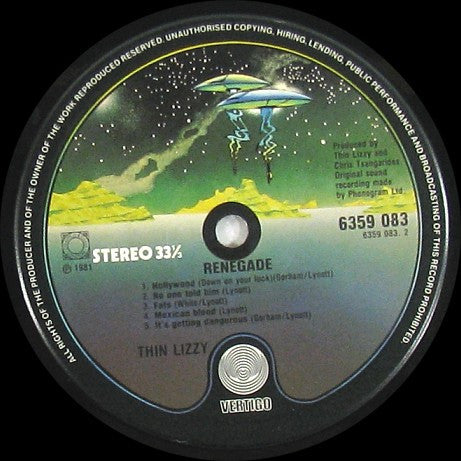 Thin Lizzy - Renegade.