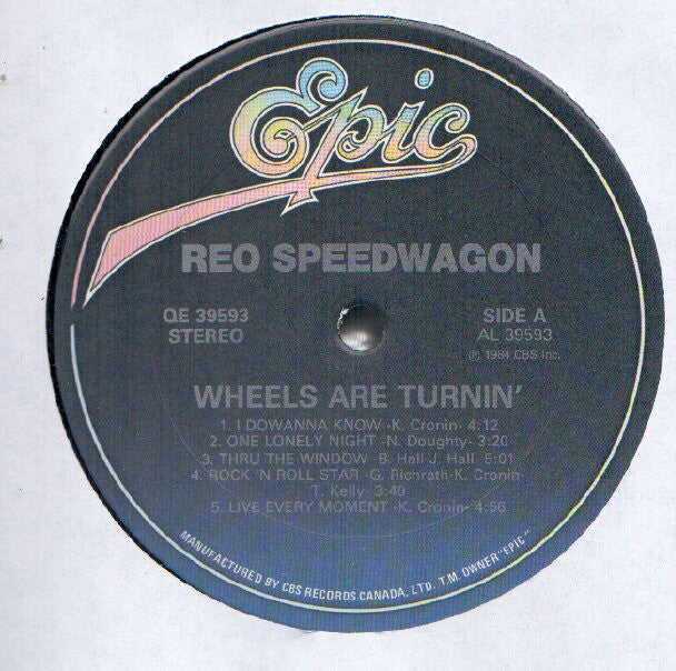 R.E.O. Speedwagon - Wheels Are Turnin'