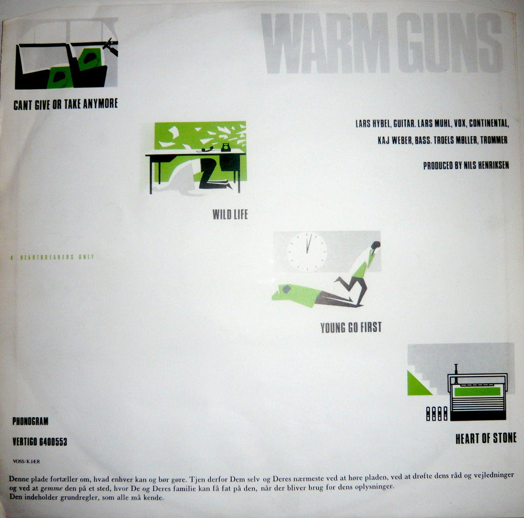 Warm Guns - 4 Heartbreakers Only