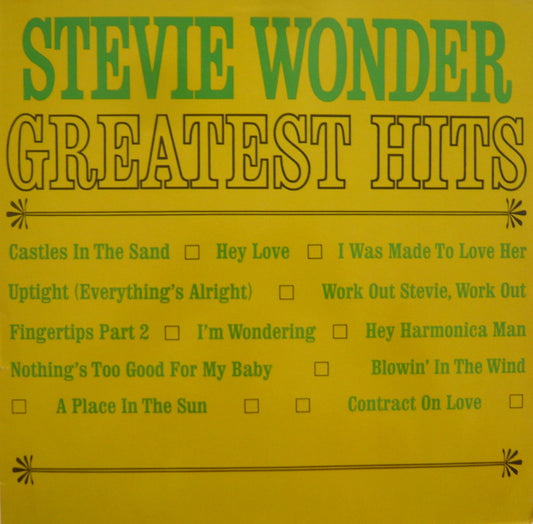 Wonder, Stevie - Greatest Hits