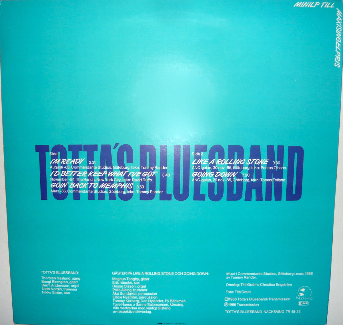 Totta's Bluesband - Totta's Blues Band
