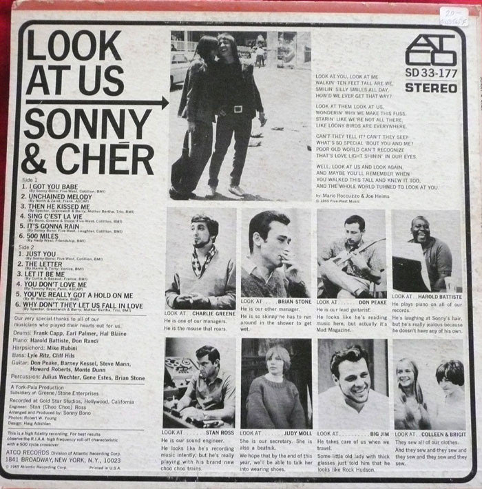 Sonny & Cher - Look At Us