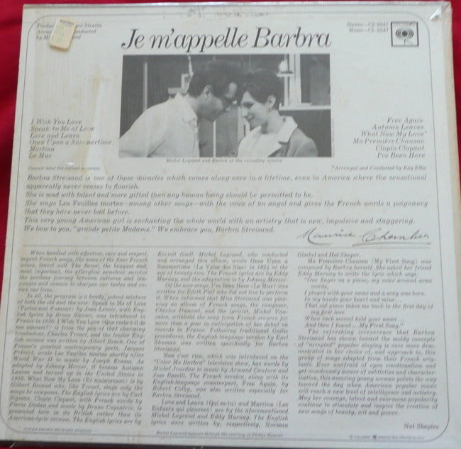 Streisand, Barbra - Je M'appelle Barbra.