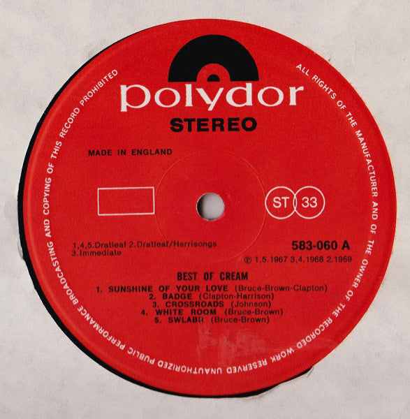 Cream - Best Of Cream