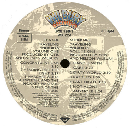 Traveling Wilburys - Traveling Wilburys Vol 1