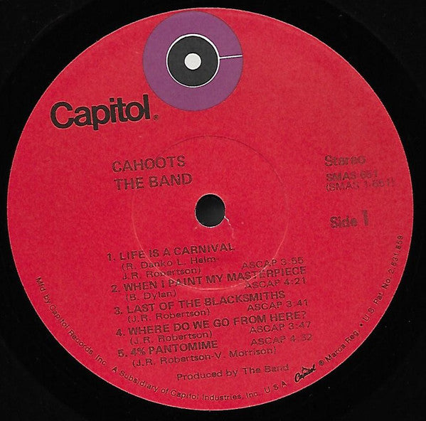 Band - Cahoots - RecordPusher  