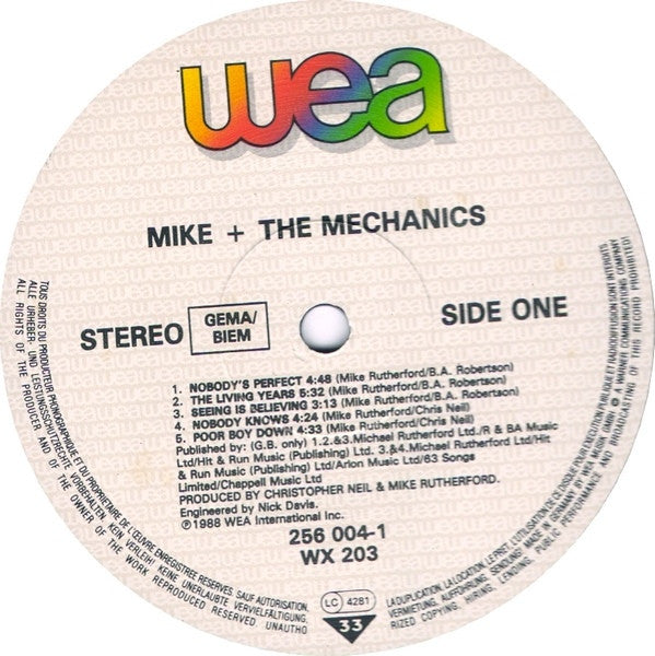 Mike + The Mechanics - Living Years