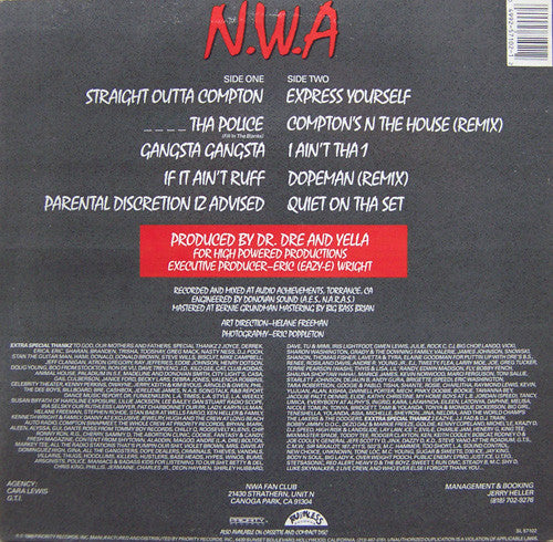 N.W.A. - Straight Outta Compton