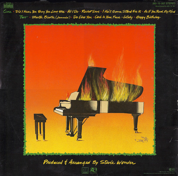 Wonder, Stevie - Hotter Than July