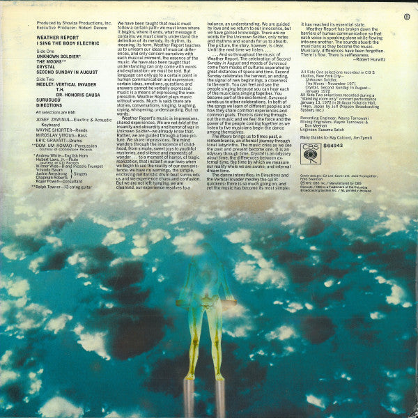 Weather Report - I Sing Body Electric