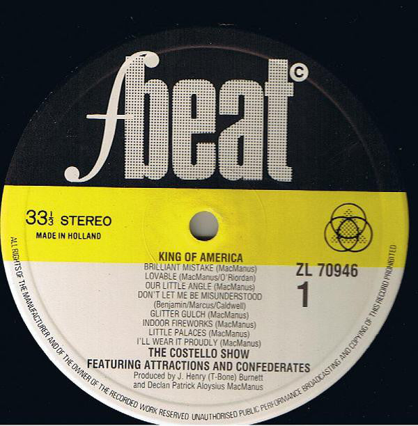 Costello, Elvis - King Of America - RecordPusher  