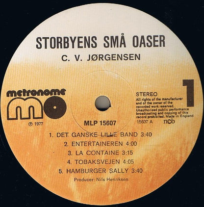 Jørgensen, C.V. - Storbyens Små Oaser