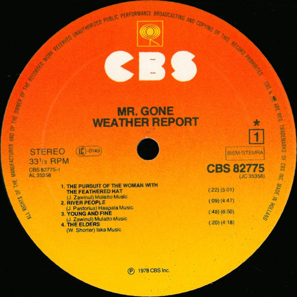 Weather Report - Mr. Gone