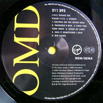 Orchestral Manoeuvres In The Dark - Sugar Tax