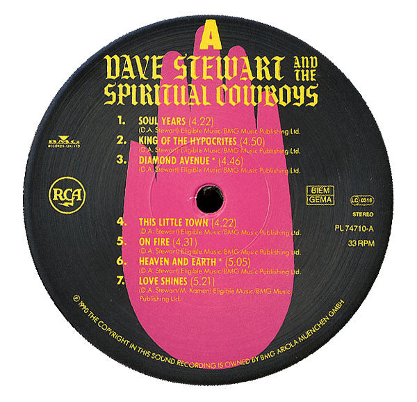 Stewart, Dave - Spiritual Cowboys