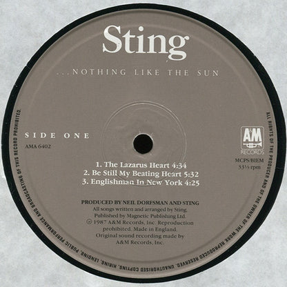 Sting - Nothing Like The Sun