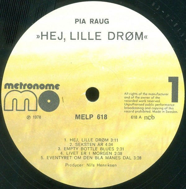 Raug, Pia ‎– Hej Lille Drøm