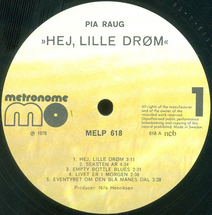Raug, Pia ‎– Hej Lille Drøm