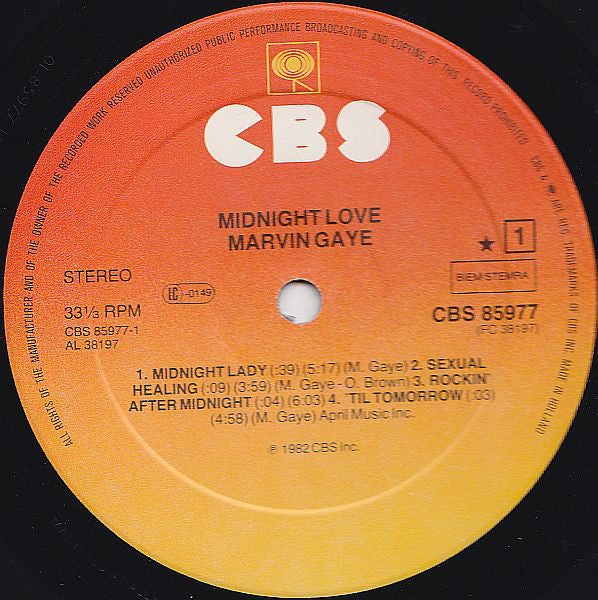 Gaye, Marvin - Midnight Love