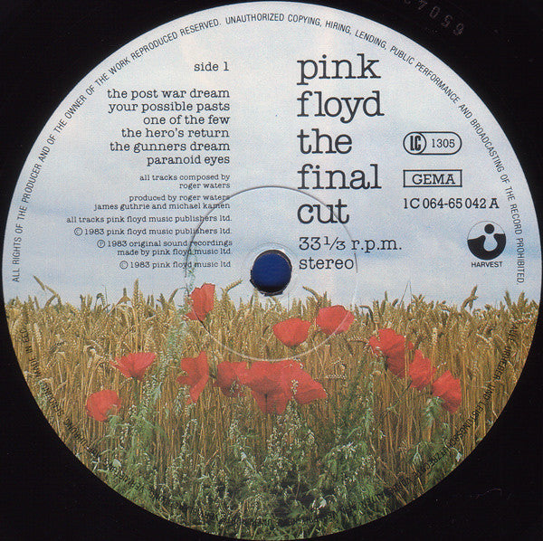 Pink Floyd - Final Cut