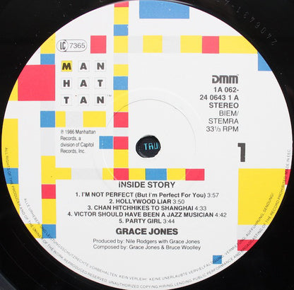 Jones, Grace - Inside Story