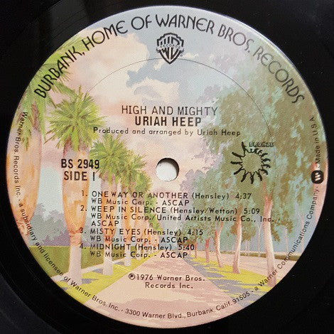Uriah Heep ‎– High And Mighty