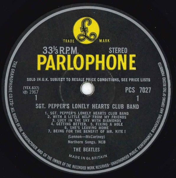 Beatles - Sgt. Pepper's Lonely Hearts Club Band - RecordPusher  