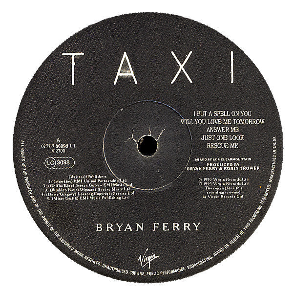 Ferry, Bryan - Taxi