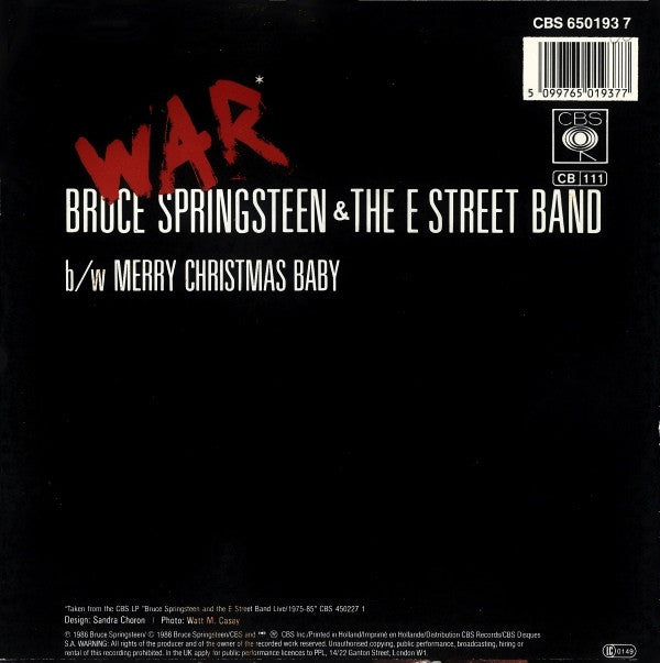 Springsteen, Bruce - War
