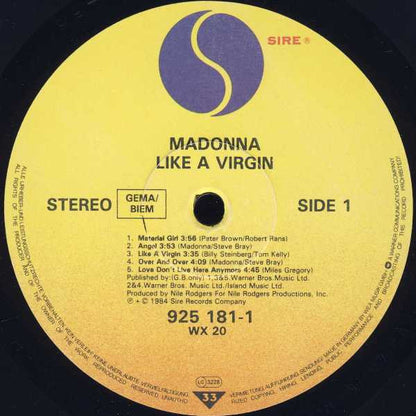 Madonna - Like A Virgin