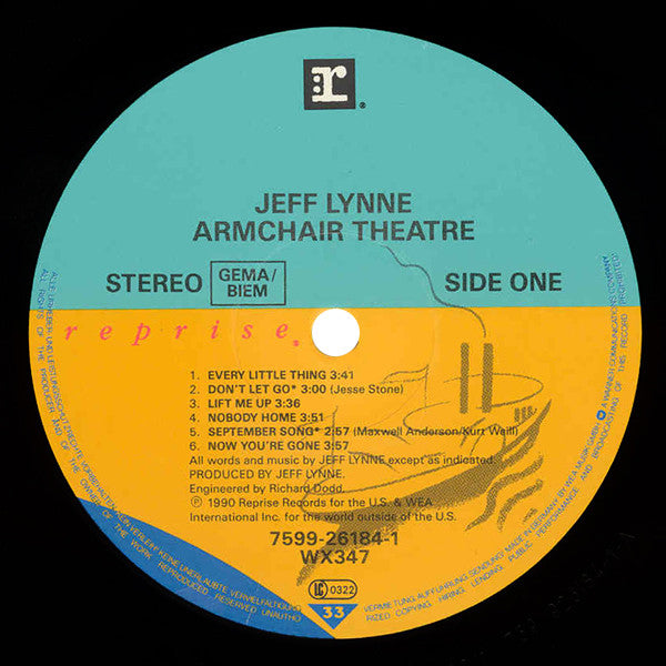 Lynne, Jeff - Armchair Theatre