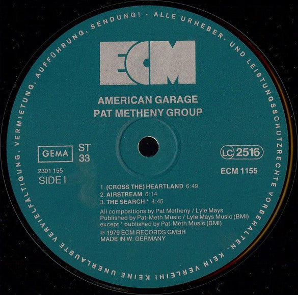 Pat Metheny Group - American Garage