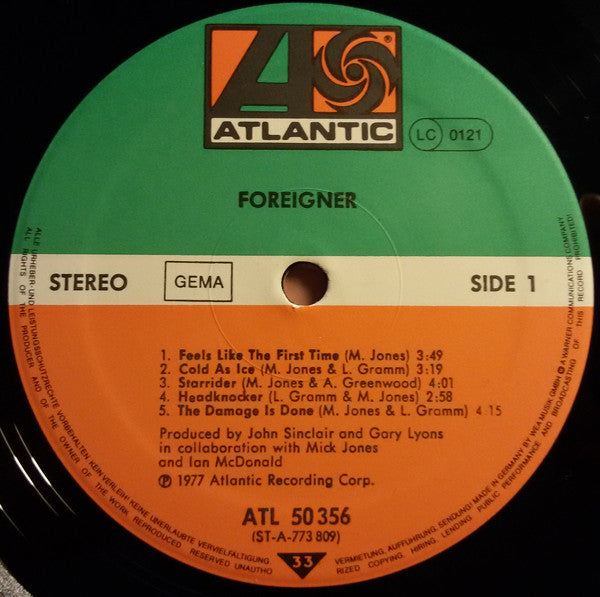 Foreigner ‎– Foreigner