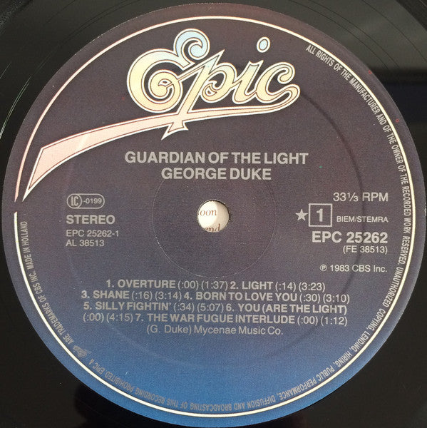 Duke, George - Guardian Of The Light - RecordPusher  